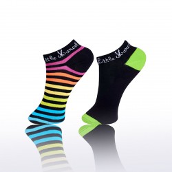 Chaussettes Girlz Rayures et Vert