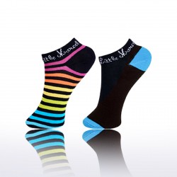 Chaussettes Femme Rayures et Bleu