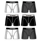 LOT DE 6 BOXERS COTON HOMME ALL BLACKS