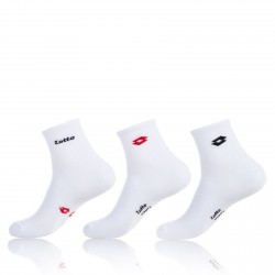 Lot De 3 Chaussettes Homme Lowcut Lotto Blanches