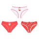 Lot de 3 slip fille en coton Hello Kitty