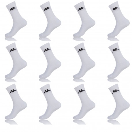 Lot De 15 Paires De Tennis Kappa Blanc Taille 43/46