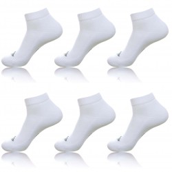 Lot De 6 Paires De Low Cuts Kappa Blanc Taille 35/38