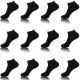 Lot De 12 Paires De Low Cuts Kappa Noir Taille 39/42
