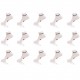 Lot De 15 Paires De Sneakers Kappa Blanc Taille 43/46