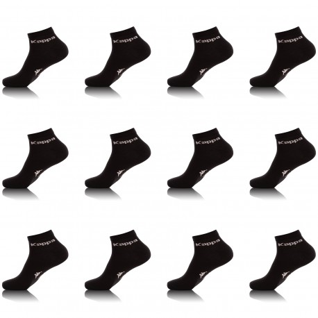 Lot De 15 Paires De Sneakers Kappa Noir Taille 39/42