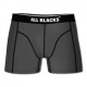 LOT DE 6 BOXERS COTON HOMME ALL BLACKS