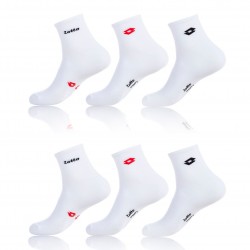 Lot De 6 Paires De Lowcut Lotto Blanc 43/46