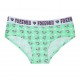 Boxer fille en coton Cerise
