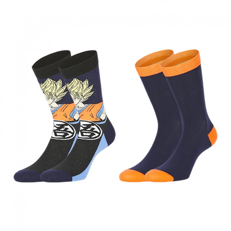 Lot de 2 paires de chaussettes Dragon Ball Z Gar on Clothing Market