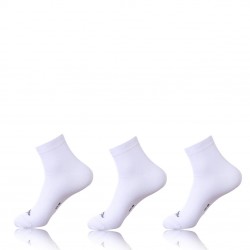 Lot de 3 paires de chausettes coton peigné Kappa blanc
