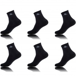 Lot De 6 Paires De Low Cuts Kappa Noir Taille 39/42