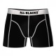 LOT DE 6 BOXERS COTON HOMME ALL BLACKS