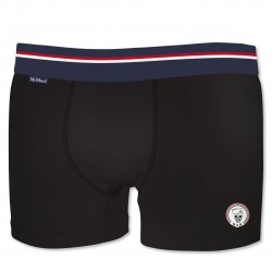 Boxer Coton Homme Mister Marcel Uni Noir