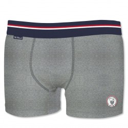 Boxer Coton Homme Mister Marcel Uni Gris