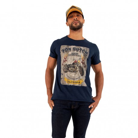 T-shirt col rond regular fit homme en coton Race
