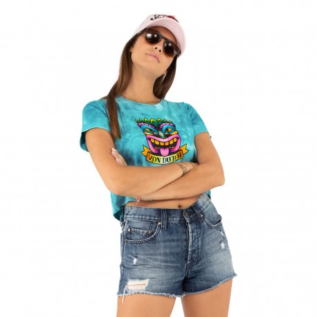 Crop top Tie and Dye femme en coton Tika