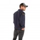 Veste zippé homme en coton Falk