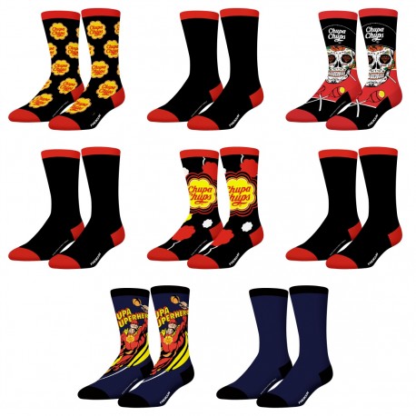 Lot de 8 paires de chaussettes Chupa Chups Homme - FG/CC/1/CHFX8/AB