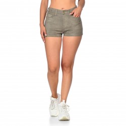 Short court femme 5 poches effet Daim Victoria