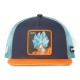 Casquette snapback  visière plate avec filet Dragon Ball Super Goku
