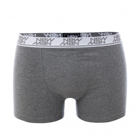 Boxer Homme Uni Gris NEWMAN