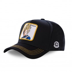 Casquette Capslab Dragon Ball Z Vegeta Saiyen Noir