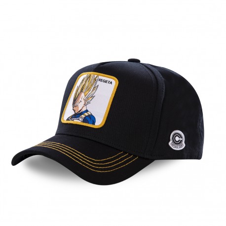 Casquette Capslab Dragon Ball Z Vegeta Saiyen Noir