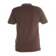 Polo Pierre Cardin Col Mao Marron