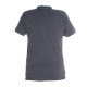 Polo Pierre Cardin Col Mao Chiné Anthracite