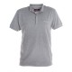Polo Pierre Cardin Col Mao Gris Chiné