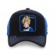 Casquette Capslab Dragon Ball Z Vegeta Saiyan Noir Filet Bleu
