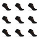 Lot de 9 paires de chaussettes Low Cut fines et respirantes