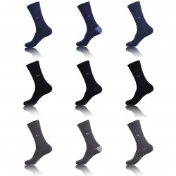 Lot de 9 Chaussettes Homme Pierre Cardin