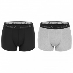 Lot de 2 Boxers Homme Reebok Basic Noir/Gris