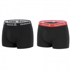 Lot de 2 Boxers Homme Reebok Black Rouge/Noir