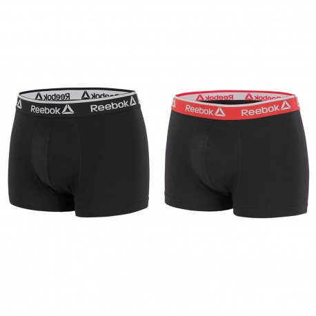 Lot de 2 Boxers Homme Reebok Black Rouge/Noir