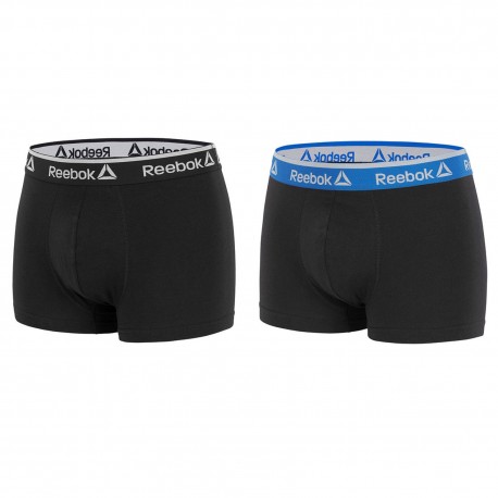 Lot de 2 Boxers Homme Reebok Black Noir/Bleu
