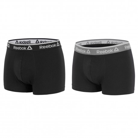 Lot de 2 Boxers Homme Reebok Black Noir/Gris