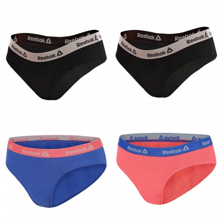 Lot De 4 Boxers Femme Reebook Multicolore