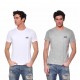 Lot de 2 t-shirts homme manches courtes en coton 140gr/m²