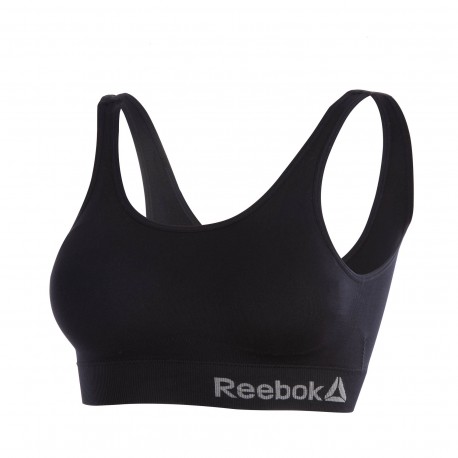 Brassière femme en coton Reebok 9365 Noir