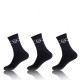 Lot de 3 paires de chaussettes Homme Tennis Tacchini Noires