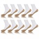 Lot de 10 paires de protège-pieds en mousse Beige