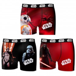 Starwars Lot De 3 Boxers Homme