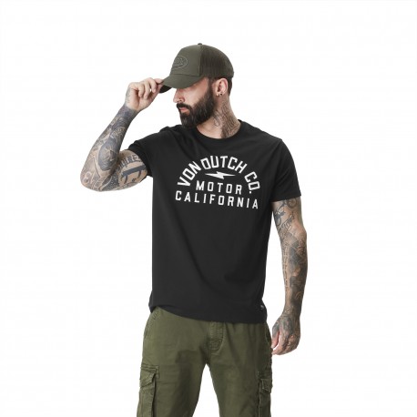 T-shirt homme col rond stretch avec imprimé Aki