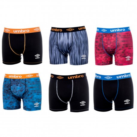 Lot de 6 Boxers Homme  Umbro