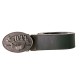 Coffret ceinture lanière 4cm en cuir et 2 boucles réglables Hours