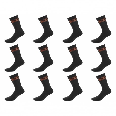 Lot de 12 paires de chaussettes haute de travail Tekl
