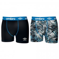 Lot De 2 Boxers Homme Umbro Microfibre